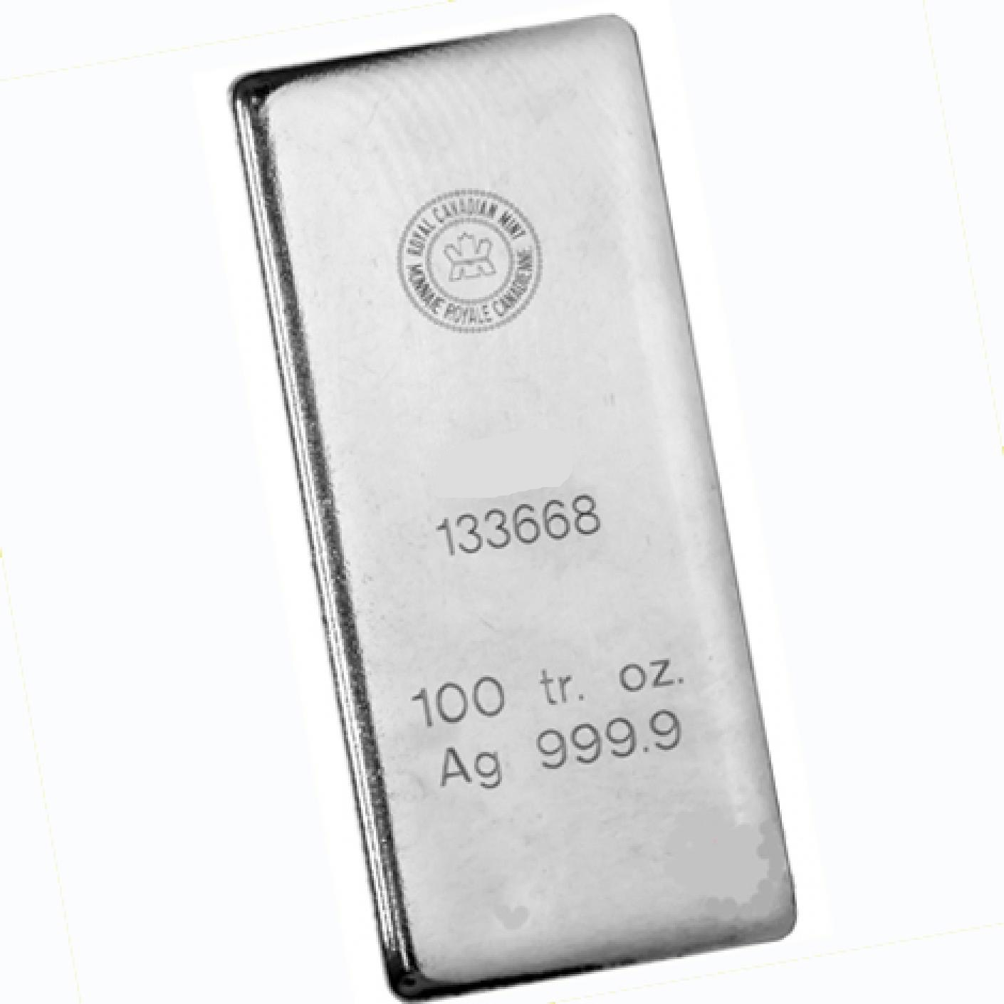 100\u0020oz\u0020Royal\u0020Canadian\u0020Mint\u0020\u0028RCM\u0029\u0020Silver\u0020Bar\u0020\u002D\u0020Random\u0020Design