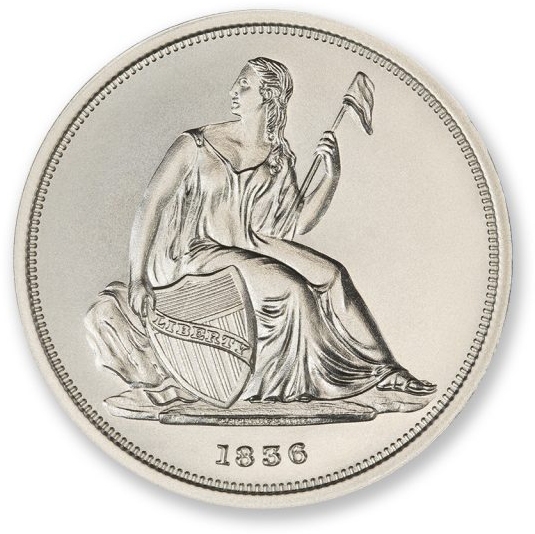 2\u0020oz\u00201836\u0020Gobrecht\u0020Dollar\u0020Tribute\u0020Silver\u0020Round