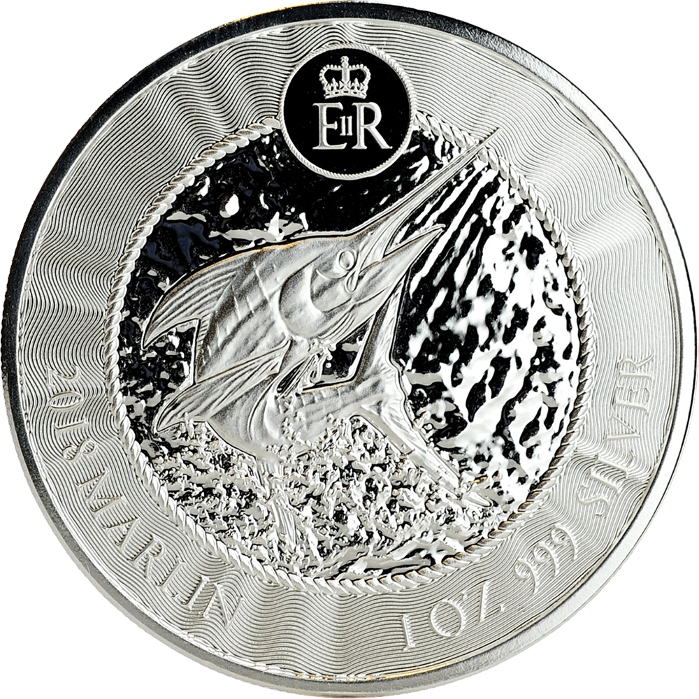 2018\u0020Cayman\u0020Islands\u0020Marlin\u0020Silver\u0020Coin\u00201\u0020oz