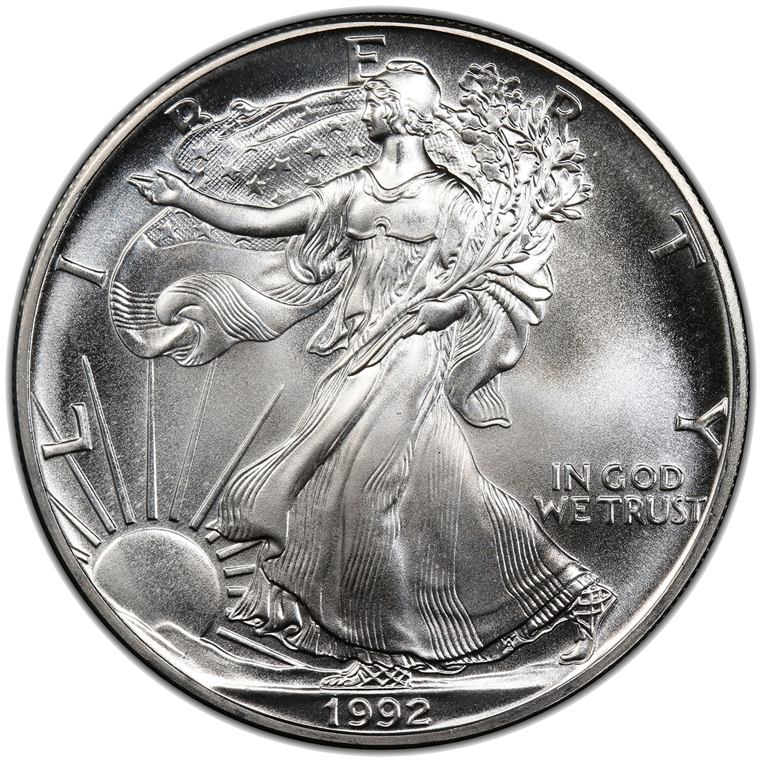 1992\u0020American\u0020Silver\u0020Eagle\u0020Coin