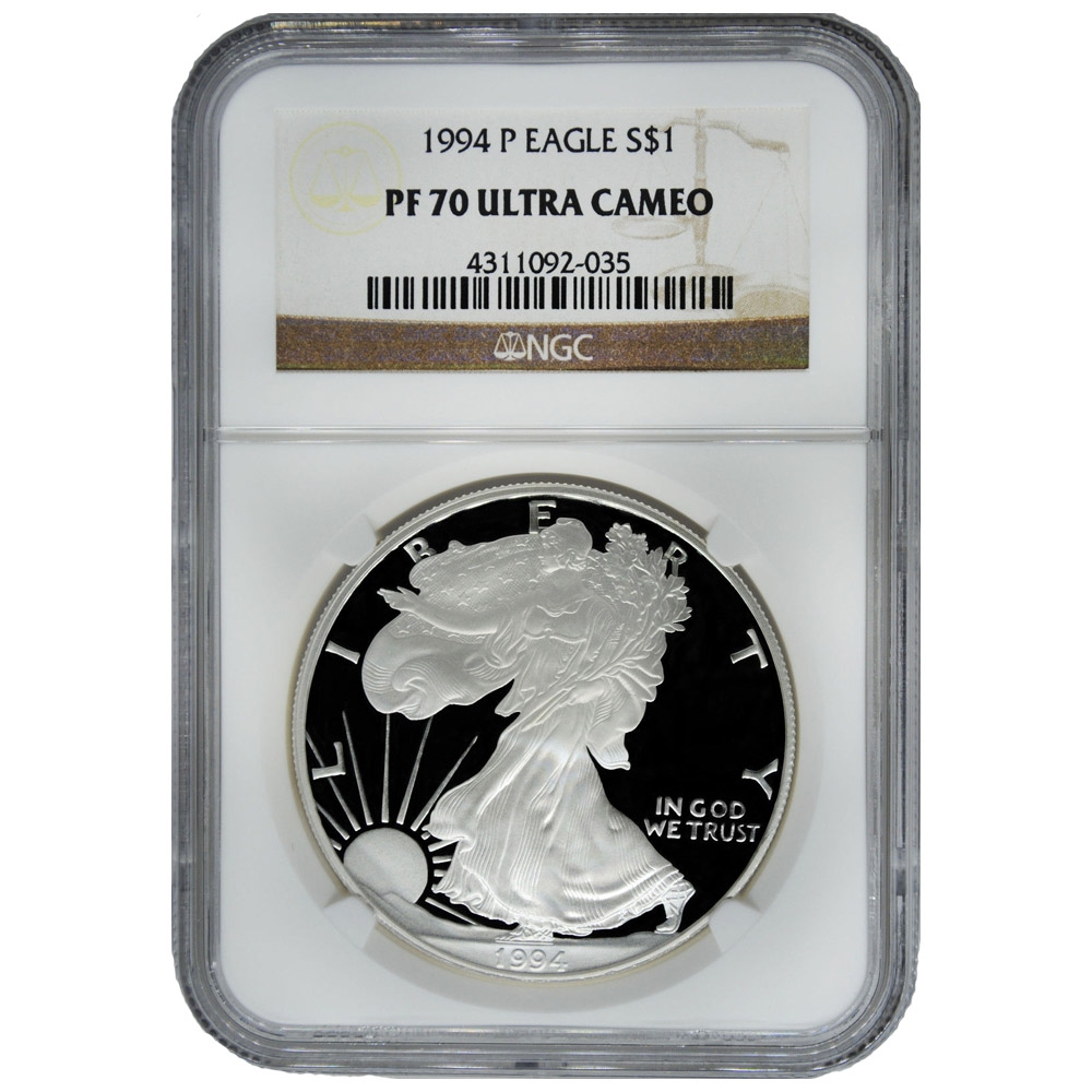 1994\u002DP\u0020NGC\u0020PF\u002D70\u0020Proof\u0020American\u0020Silver\u0020Eagle\u0020Coin