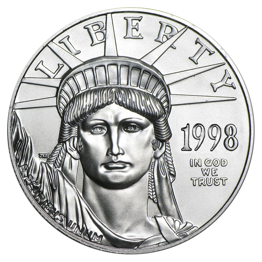 1998\u00201\u0020oz\u0020Platinum\u0020American\u0020Eagle\u0020Coin