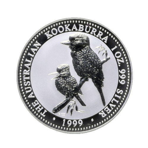 1999\u00201\u0020oz\u0020Australian\u0020Kookaburra\u0020Silver\u0020Coin