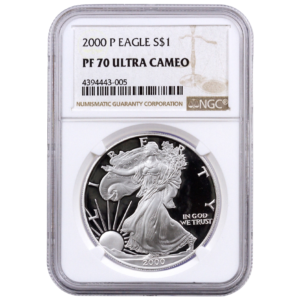 2000\u002DP\u0020NGC\u0020PF\u002D70\u0020Proof\u0020American\u0020Silver\u0020Eagle\u0020Coin