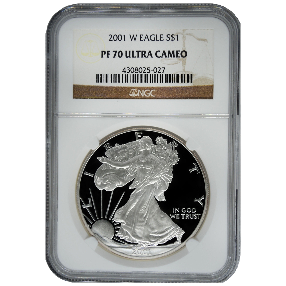 2001\u002DW\u0020NGC\u0020PF\u002D70\u0020Proof\u0020American\u0020Silver\u0020Eagle\u0020Coin