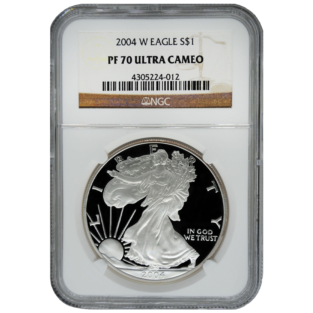 2004\u002DW\u0020NGC\u0020PF\u002D70\u0020Proof\u0020American\u0020Silver\u0020Eagle\u0020Coin