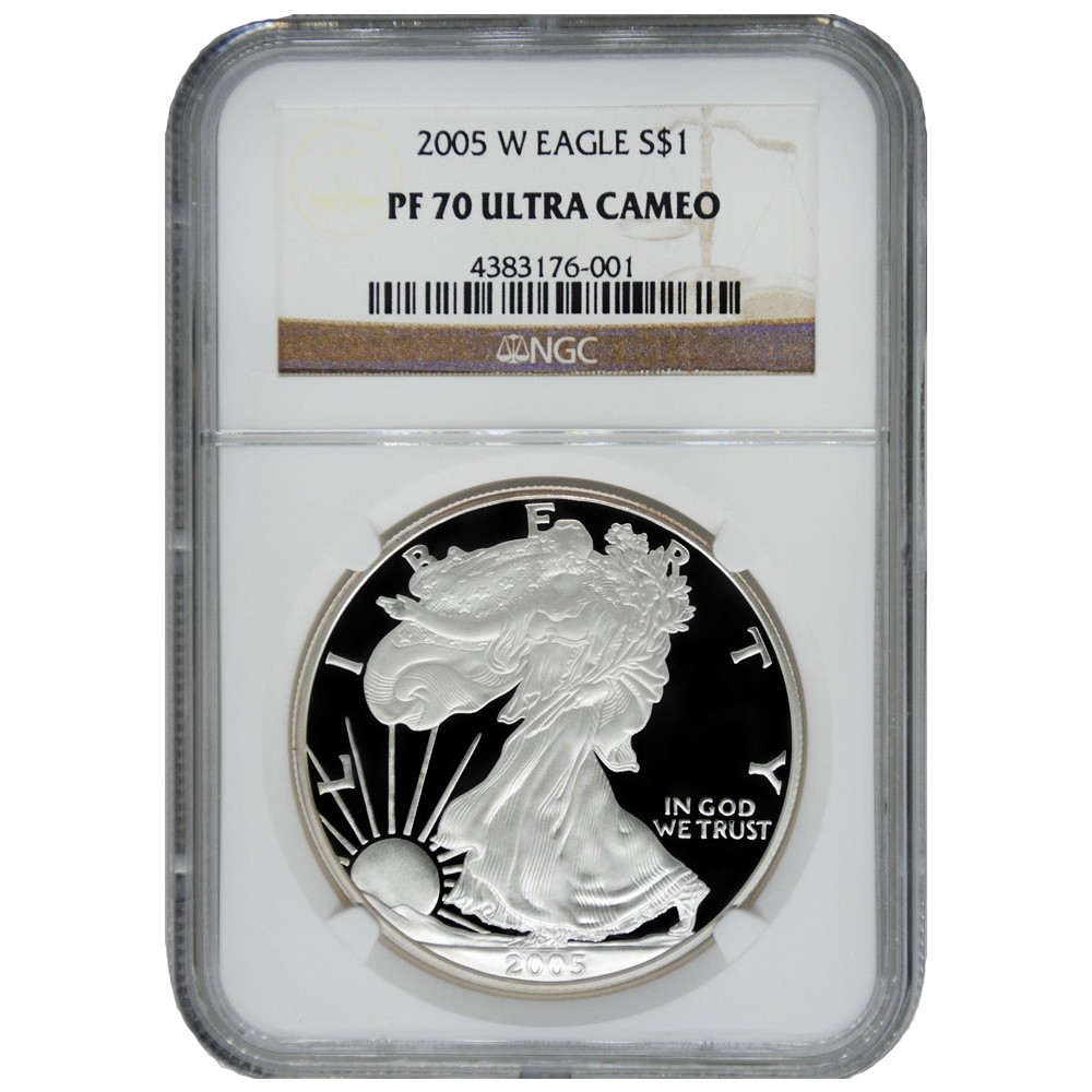2005\u002DW\u0020NGC\u0020PF\u002D70\u0020Proof\u0020American\u0020Silver\u0020Eagle\u0020Coin