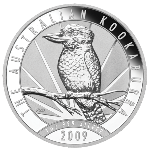 2009\u00201\u0020oz\u0020Australian\u0020Kookaburra\u0020Silver\u0020Coin