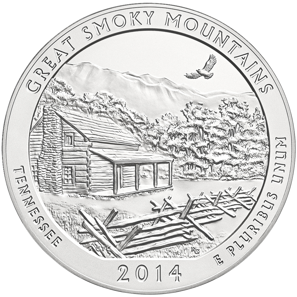 2014\u0020Great\u0020Smoky\u0020Mountain\u00205\u0020oz\u0020Burnished\u0020Silver\u0020Coin\u0020\u002D\u0020America\u0020The\u0020Beautiful