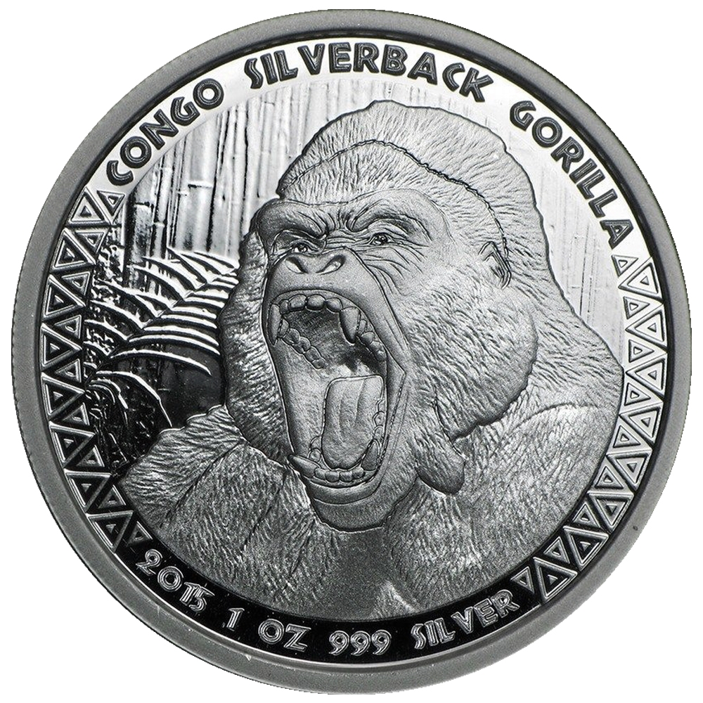 2015\u0020Congo\u0020Silverback\u0020Gorilla\u0020Silver\u0020Coin\u00201\u0020oz