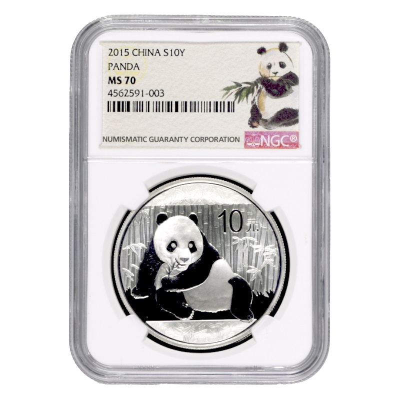 2015\u0020NGC\u0020MS\u002D70\u0020Chinese\u0020Silver\u0020Panda\u0020\u002D\u0020Ink\u0020Brush\u0020Label