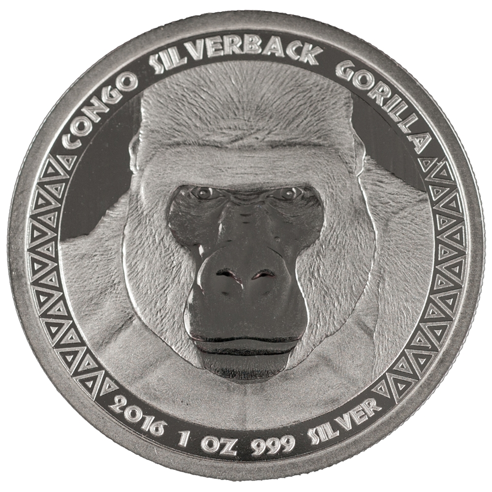 2016\u0020Congo\u0020Silverback\u0020Gorilla\u0020Silver\u0020Coin\u00201\u0020oz