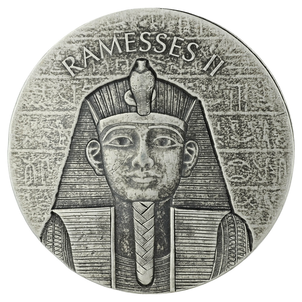 2017\u0020Republic\u0020of\u0020Chad\u0020Pharaoh\u0020Ramesses\u00202\u0020oz\u0020Silver\u0020Coin\u0020\u002D\u0020Egyptian\u0020Relic\u0020Series