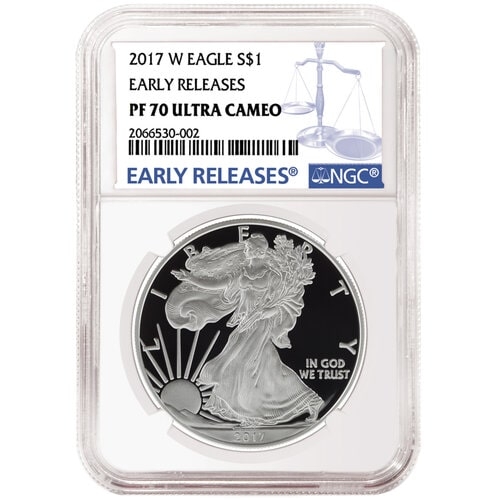 2017\u002DW\u0020Silver\u0020Eagle\u0020Proof\u0020\u002D\u0020PF\u002D70\u0020NGC\u0020Early\u0020Releases
