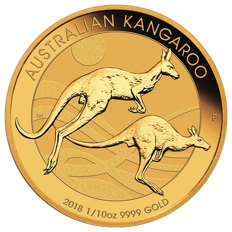 2018\u0020Perth\u0020Mint\u0020Gold\u0020Kangaroo\u0020Coin\u00201\u002F10\u0020oz