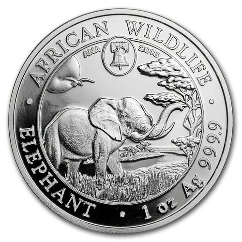 2018\u00201\u0020oz\u0020Silver\u0020Elephant\u0020Coin\u0020\u002D\u0020Philadelphia\u0020ANA\u0020Privy\u0020Mark