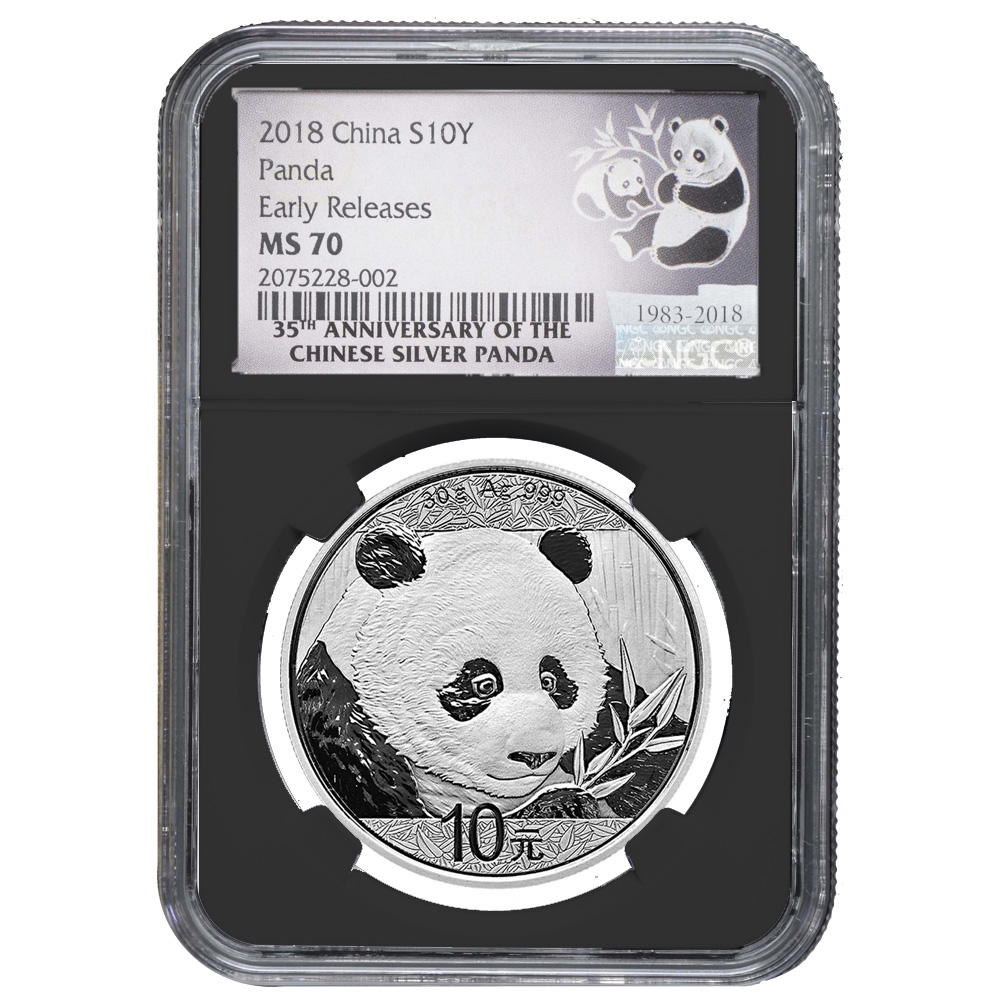 2018\u002030\u0020Gram\u0020Chinese\u0020Silver\u0020Panda\u0020NGC\u0020MS\u002D70\u0020Early\u0020Releases\u0020Black\u0020Core
