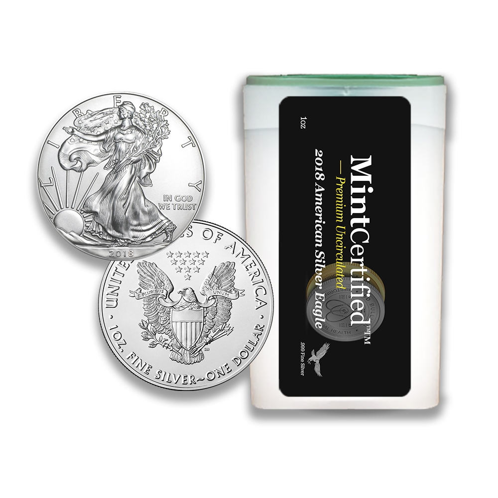 2018\u0020American\u0020Silver\u0020Eagle\u0020Roll\u0020\u007C\u0020MintCertified\u2122
