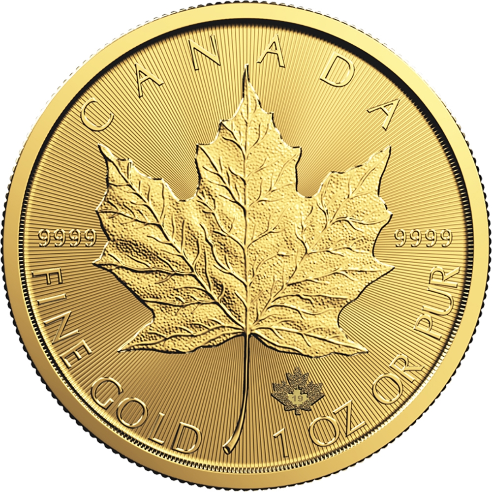 2019\u00201\u0020oz\u0020Canadian\u0020Gold\u0020Maple\u0020Leaf\u0020Coin\u0020BU