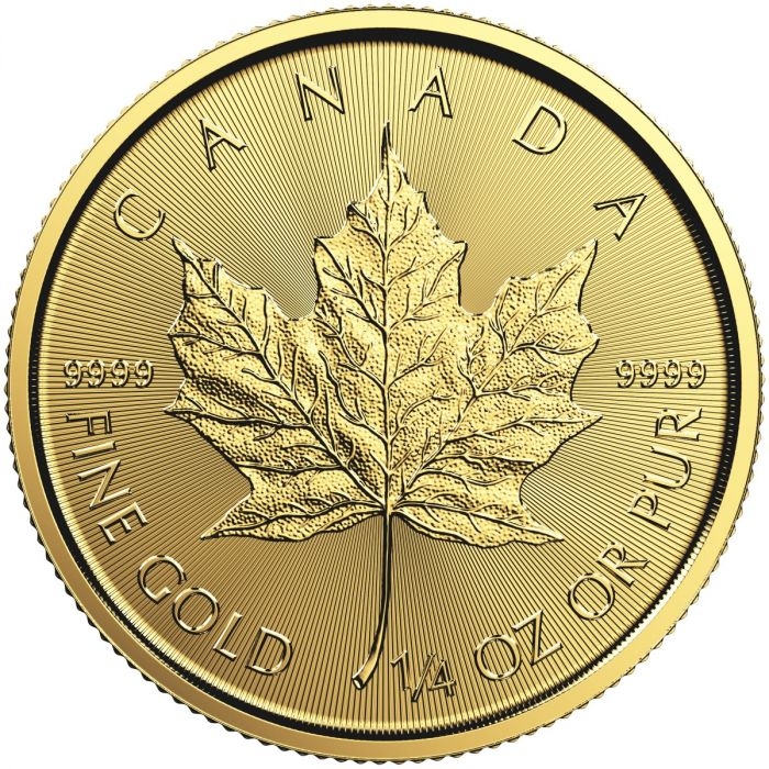 2020\u00201\u002F4\u0020oz\u0020Canadian\u0020Gold\u0020Maple\u0020Leaf\u0020Coin\u0020BU