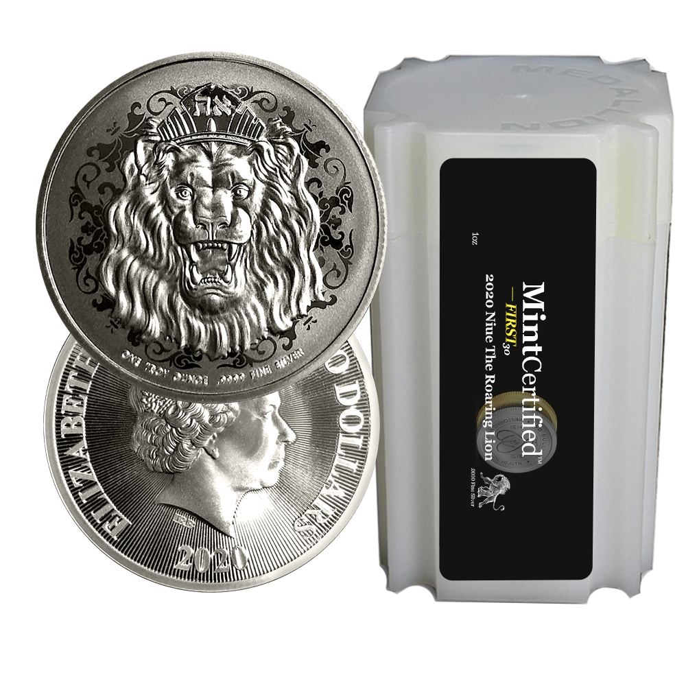 2020\u0020Roaring\u0020Lion\u0020Silver\u0020Coin\u0020Roll\u0020\u002D\u0020MintCertified\u2122\u0020FIRST30