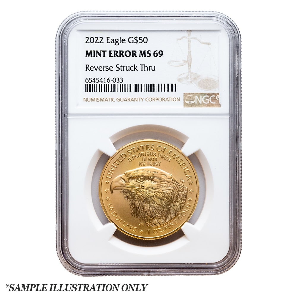 2022\u0020NGC\u0020MS\u002D69\u0020Mint\u0020Error\u0020Reverse\u0020Struck\u0020Thru\u0020Gold\u0020Eagle\u0020Coin