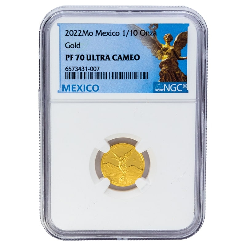 2022\u00201\u002F10\u0020oz\u0020NGC\u0020PF\u002D70\u0020Mexican\u0020Gold\u0020Libertad\u0020Proof\u0020Coin