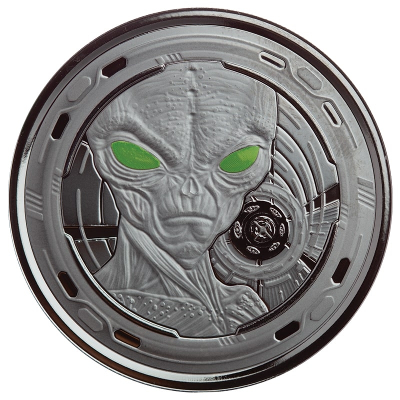 2022\u00201\u0020oz\u0020Ghana\u0020Alien\u0020Rhodium\u0020Plated\u0020Silver\u0020Coin