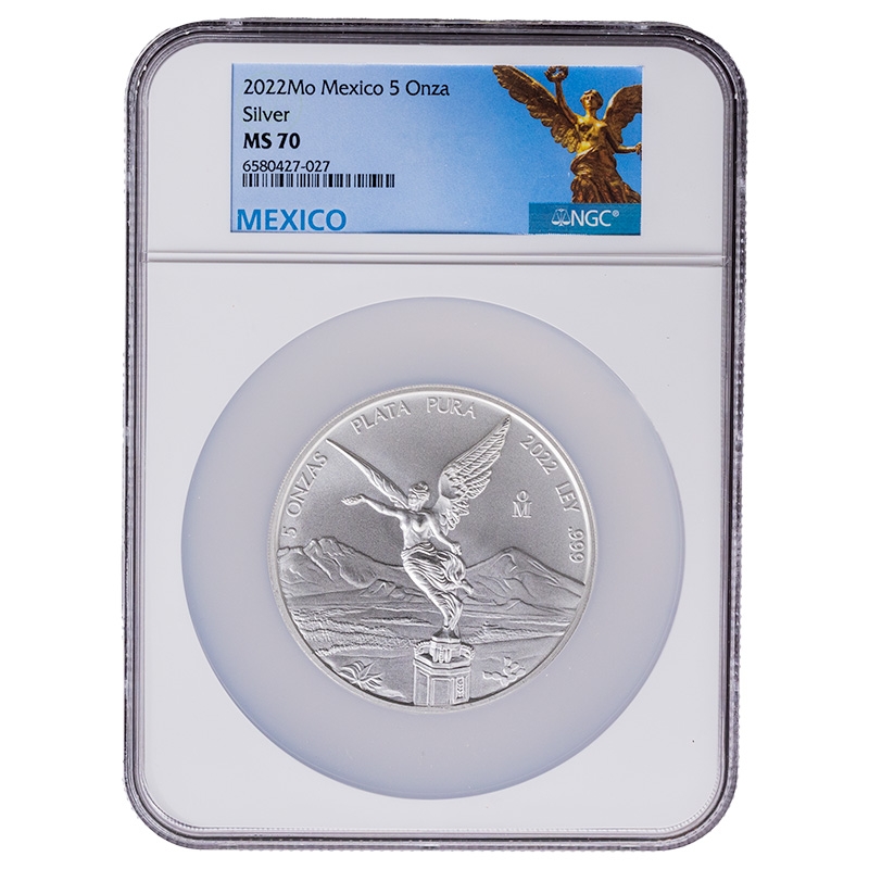 2022\u0020NGC\u0020MS\u002D70\u00205\u0020oz\u0020Mexican\u0020Silver\u0020Libertad\u0020Coin