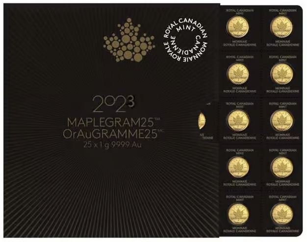 2023\u002025\u0020x\u00201\u0020Gram\u0020Canadian\u0020Gold\u0020Maplegram25\u0020Coin\u0020Sheet