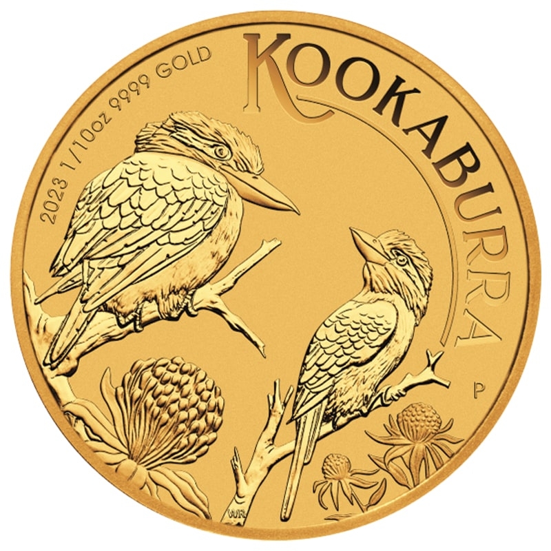 2023\u00201\u002F10\u0020oz\u0020Australian\u0020Kookaburra\u0020Gold\u0020Coin