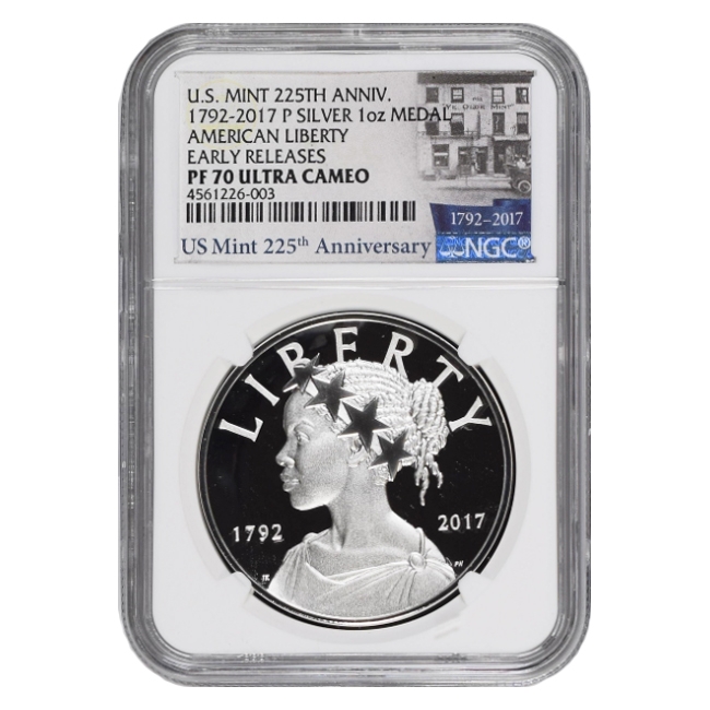 2017\u002DP\u0020American\u0020Liberty\u0020Silver\u0020Medal\u0020Proof\u0020NGC\u0020PF\u002D70\u0020Early\u0020Releases
