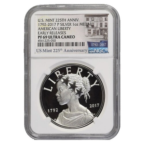 2017\u002DP\u0020American\u0020Liberty\u0020Silver\u0020Medal\u0020Proof\u0020NGC\u0020PF\u002D69\u0020Early\u0020Releases