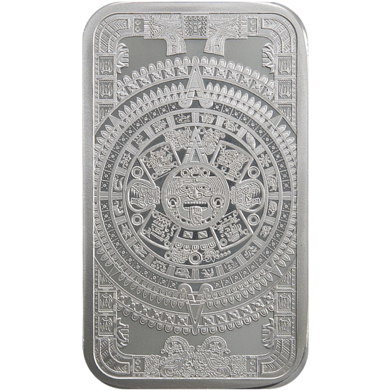5\u0020oz\u0020Aztec\u0020Calendar\u0020Silver\u0020Bar