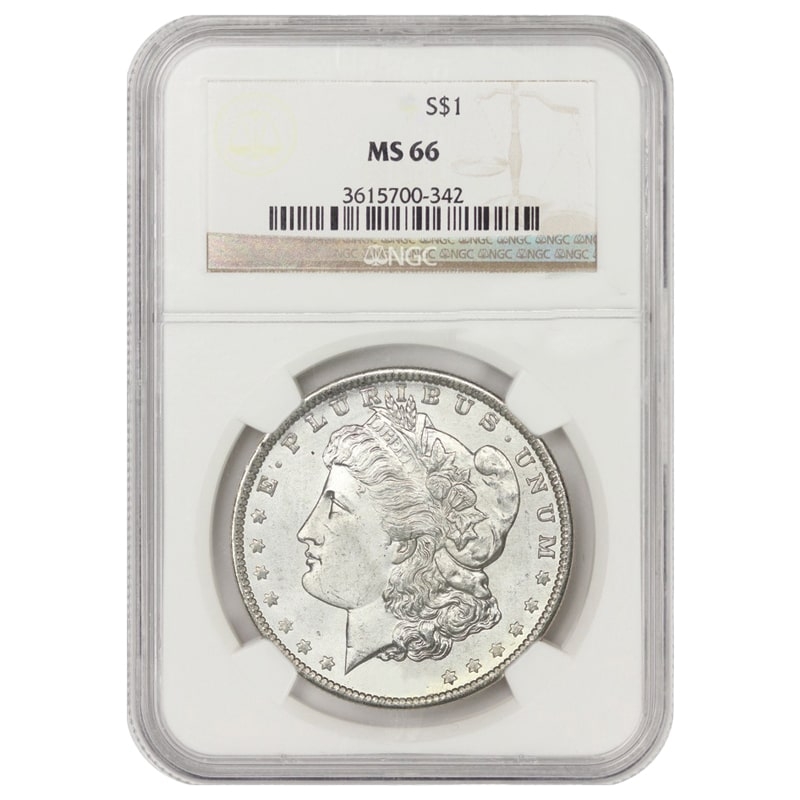 Pre\u002D1921\u0020NGC\u0020MS\u002D66\u0020Morgan\u0020Silver\u0020Dollar\u0020\u002D\u0020Random\u0020Year