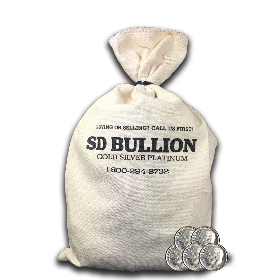 \u0024100\u0020Face\u0020Bag\u0020\u002D\u002090\u0025\u0020US\u0020Silver\u0020Roosevelt\u0020Dimes