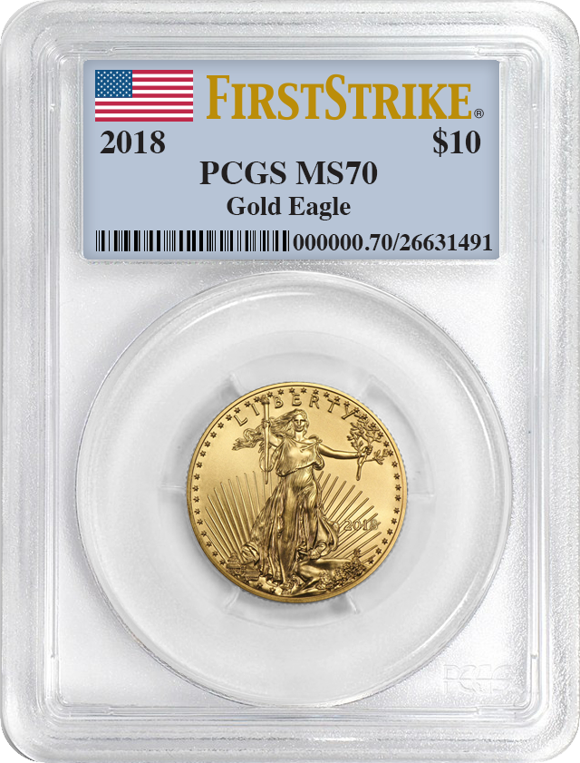 2018\u00201\u002F4\u0020oz\u0020PCGS\u0020MS\u002D70\u0020First\u0020Strike\u0020Gold\u0020American\u0020Eagle