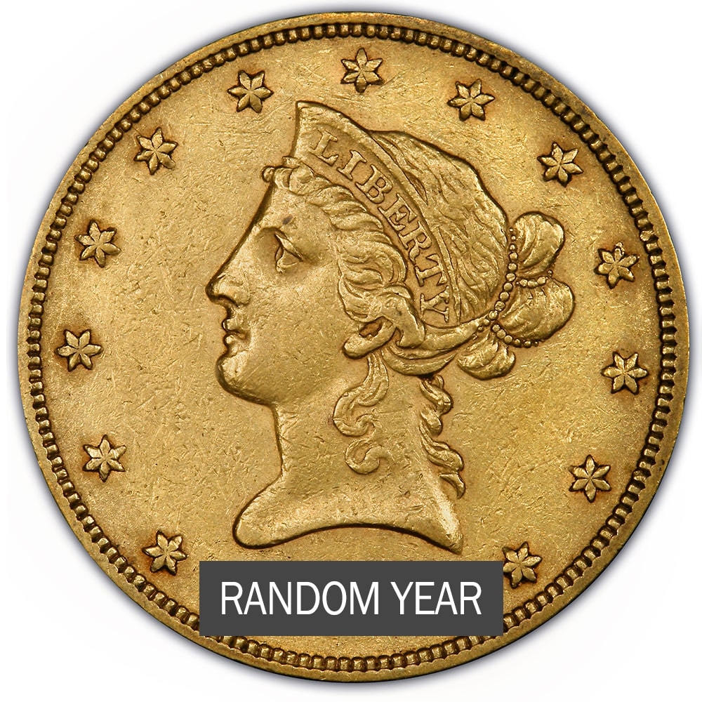 \u002410\u0020Liberty\u0020Eagle\u0020Gold\u0020Coin\u0020XF\u0020\u002D\u0020Random\u0020Year
