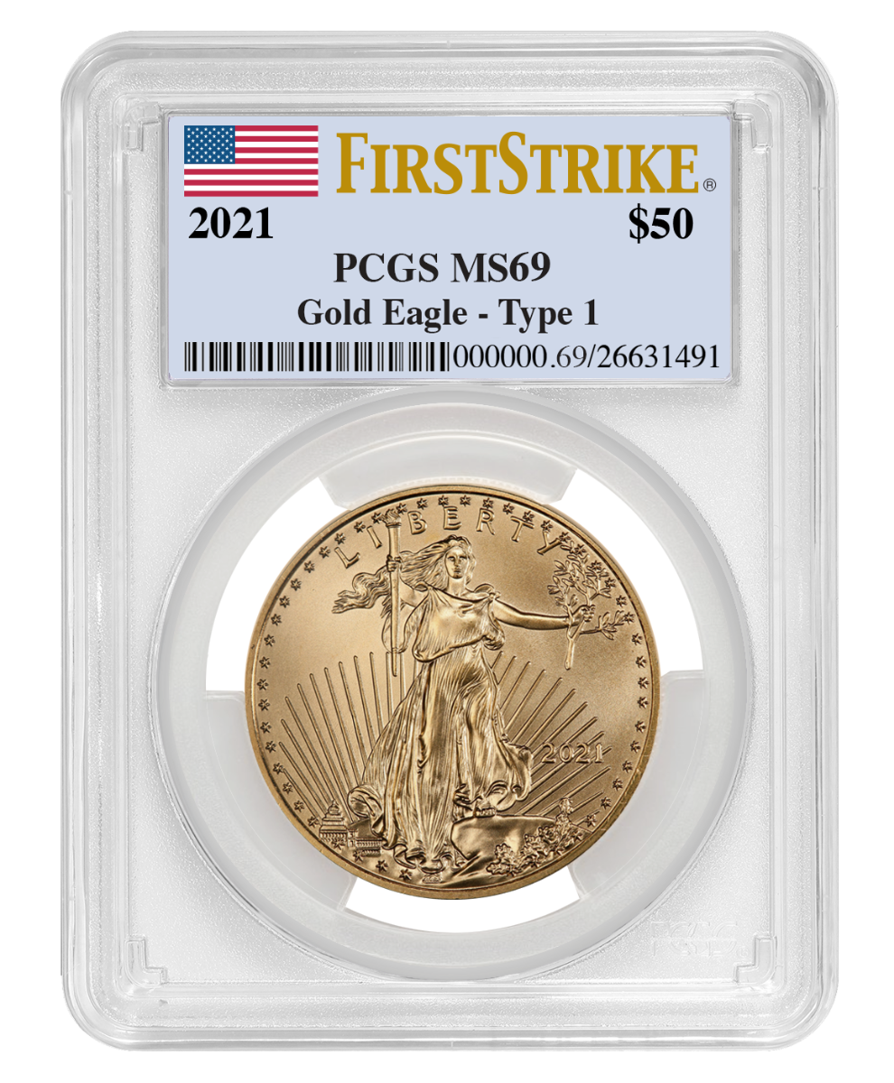 2021\u00201\u0020oz\u0020PCGS\u0020MS\u002D69\u0020FS\u0020American\u0020Gold\u0020Eagle\u0020Coin