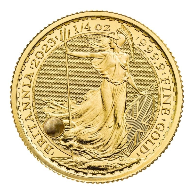 2023\u00201\u002F4\u0020oz\u0020Gold\u0020Britannia\u0020Coin\u0020BU