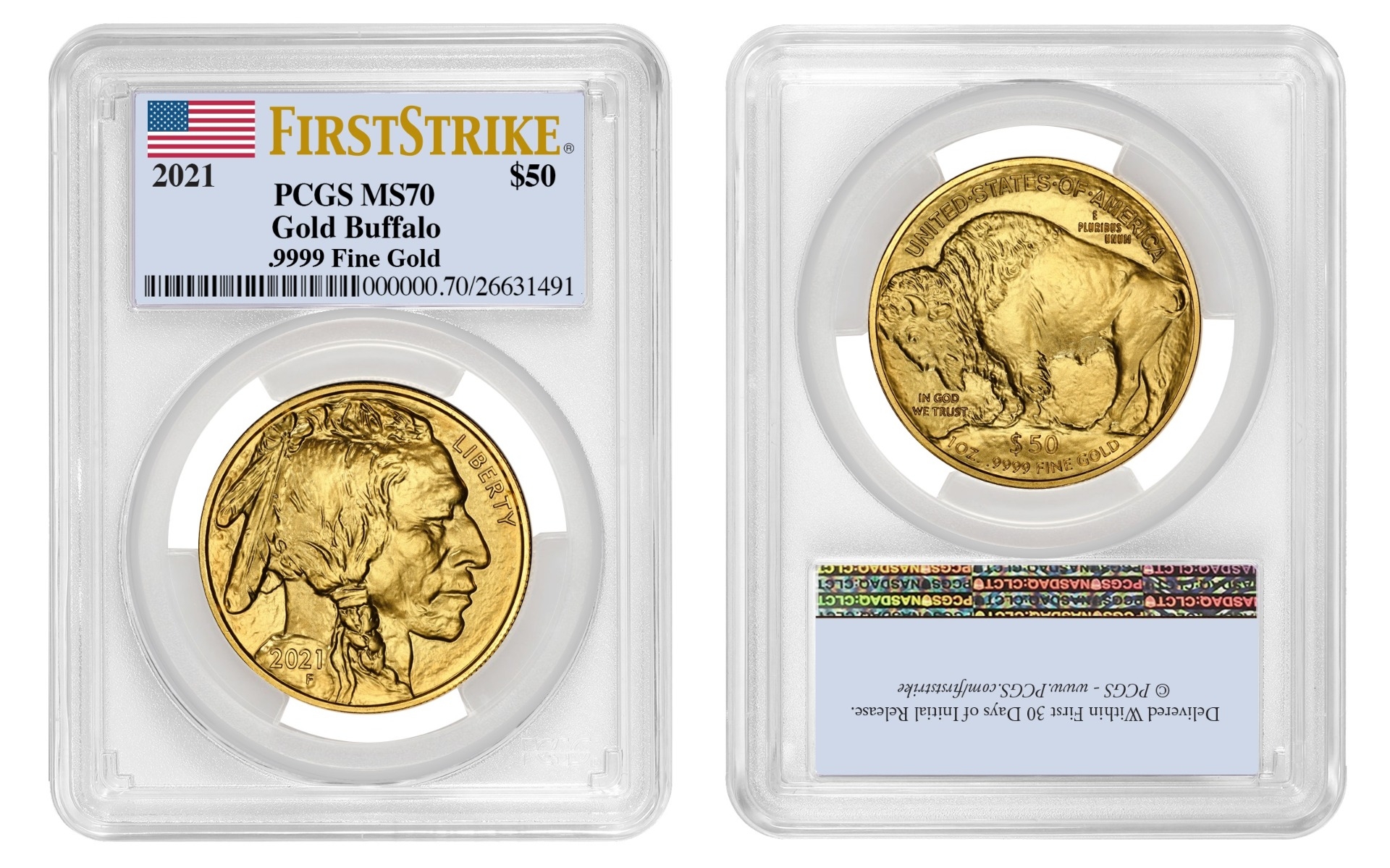 2021\u0020US\u0020Gold\u0020Buffalo\u0020PCGS\u0020MS\u002D70\u0020First\u0020Strike\u00201\u0020oz\u0020Coin