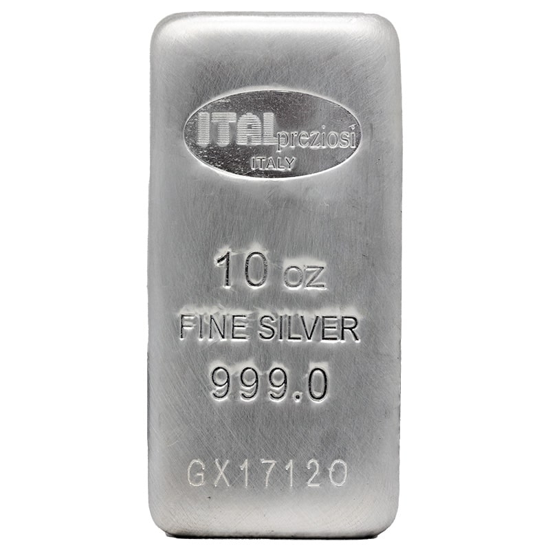10\u0020oz\u0020Italpreziosi\u0020Silver\u0020Bar