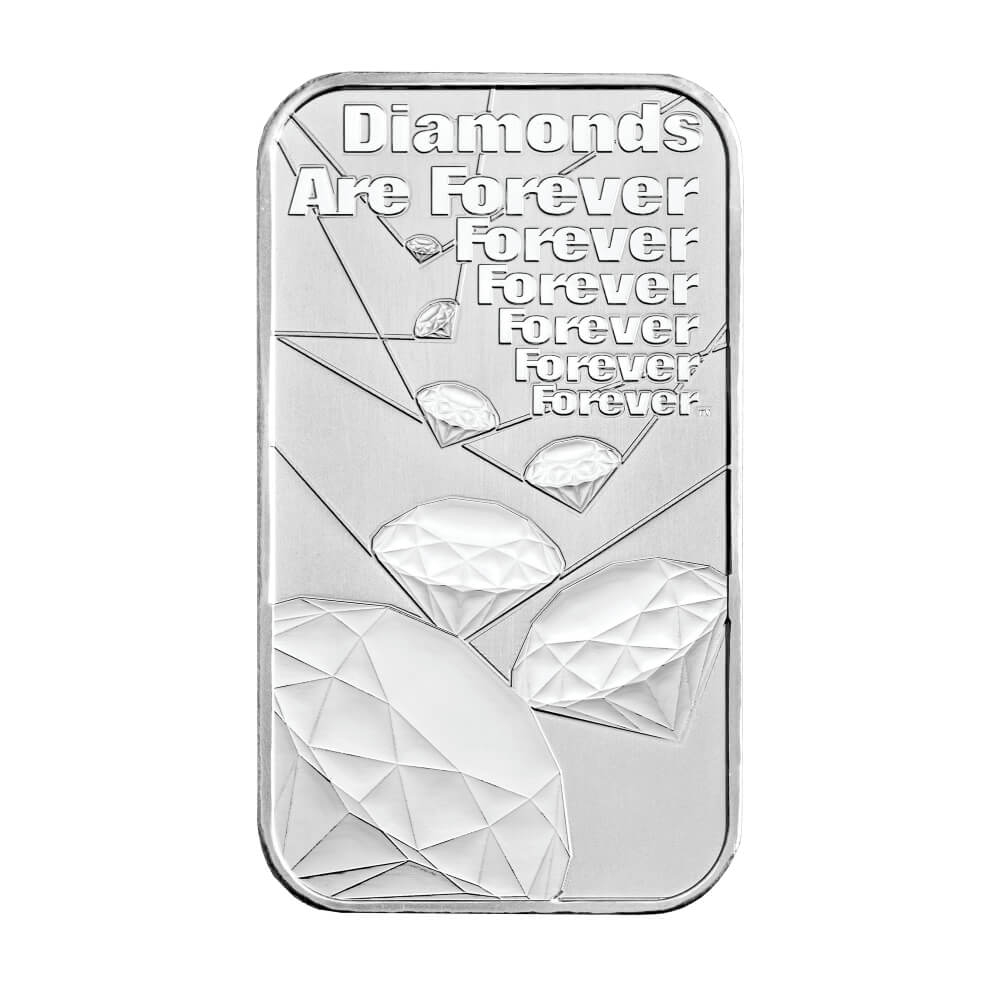 \u00201\u0020oz\u0020James\u0020Bond\u0020Diamonds\u0020Are\u0020Forever\u0020Silver\u0020Bar