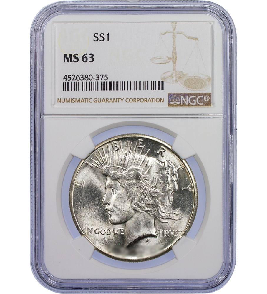 1922\u002D1935\u0020NGC\u0020MS\u002D63\u0020Peace\u0020Silver\u0020Dollar\u0020\u002D\u0020Random\u0020Year