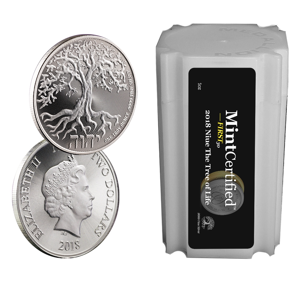 2018\u0020Tree\u0020of\u0020Life\u0020Silver\u0020Coin\u0020Tube\u0020\u002D\u0020MintCertified\u0020First30\u2122