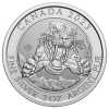 2023 RC Silver Sabretooth 2 oz Coin - Reverse
