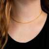 41 cm Gold Wheat Chain Necklace 