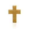 Gold Hammered Cross 24k Pendant| SD24K