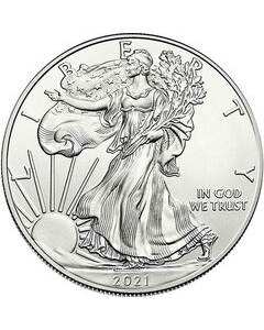 2021 1 oz American Silver Eagle Coin BU