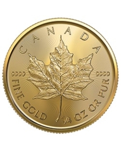 2023 RC Gold Maple 1/4 oz Coin - Reverse 2023 RC Gold Maple 1/4 oz Coin - Reverse